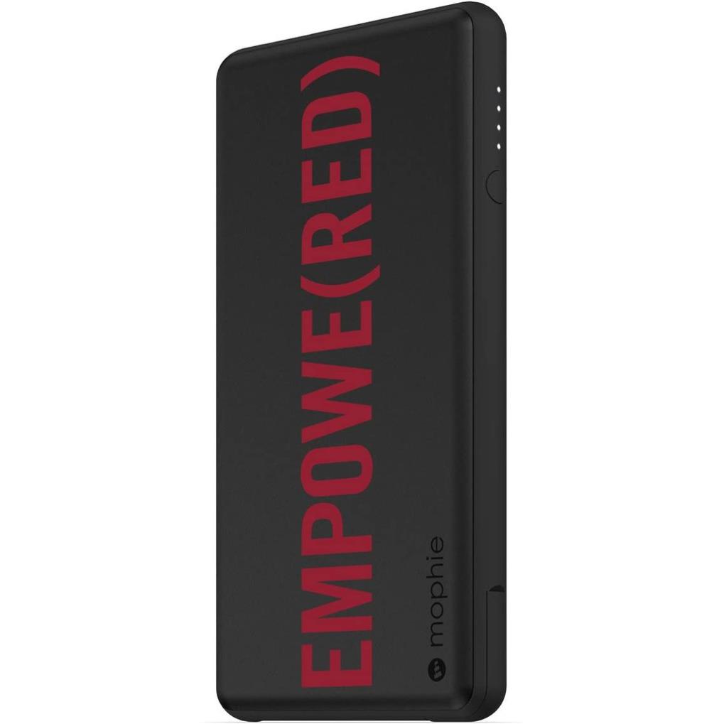 Sạc dự phòng Mophie Powerstation Plus-Empowe(RED)-6000mAh(kèm cáp Cáp sạc)-BH 12 tháng