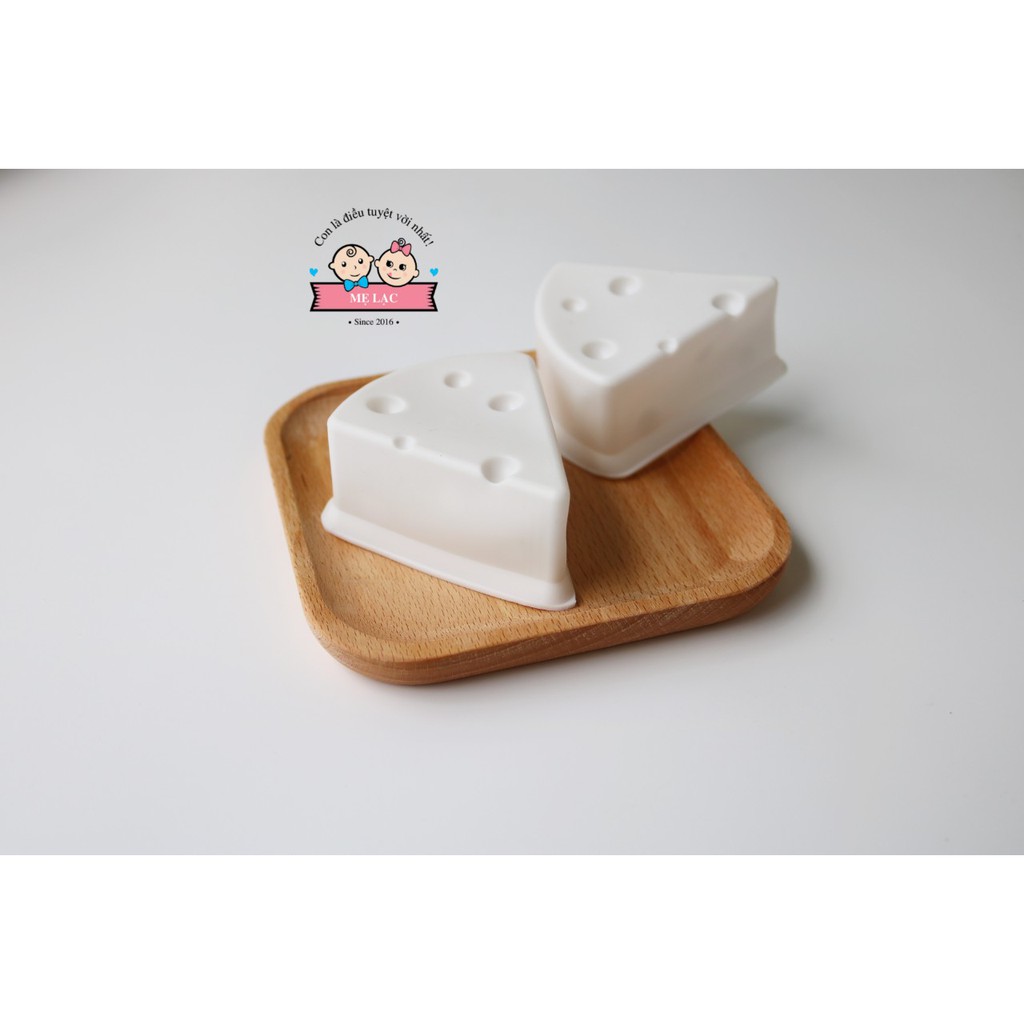 Khuôn silicone hình phô mai làm bánh, đậu hũ, panna cotta cho bé