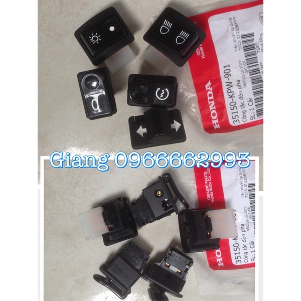 Bộ nút công tắc dream lùn 99 exces chính hãng Honda Thái Lan