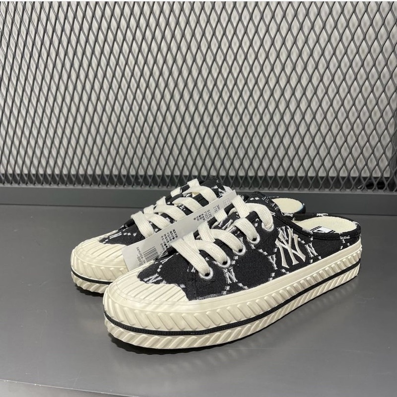 Giày MLB Mule Dia Monogram full box tag chính hãng