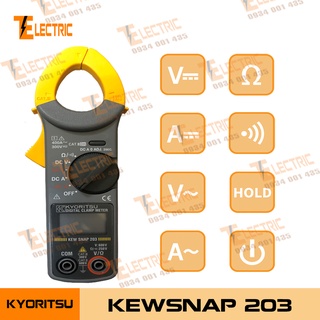 Kyoritsu kewsnap 203 ampe kìm đo điện đo dòng điện ac/dc 400a kt-203
