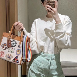 📛rẻ vô địch📛túi c field tote hoạ tiết nữ