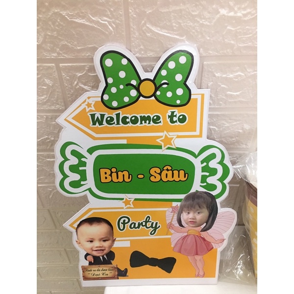 Cây welcome sinh nhật