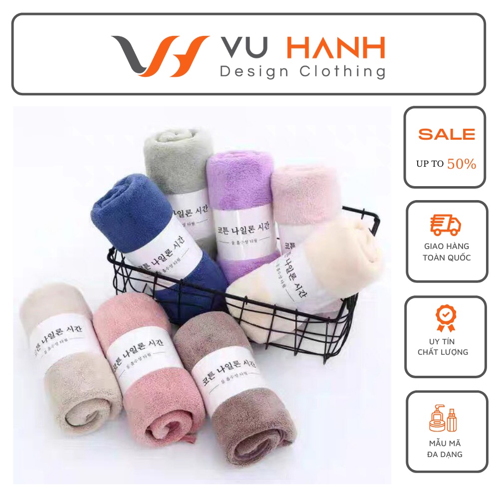 Khăn Tắm Lông Cừu Hàn Quốc Cao Cấp Combo 3 Cái | Shop Vũ Hạnh