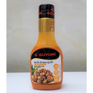 [Chai 200g] MUỐI ỚT KIM QUẤT (Ngon tuyệt đỉnh với hải sản) [VN] GUYUMI Kumquat Chili Salt