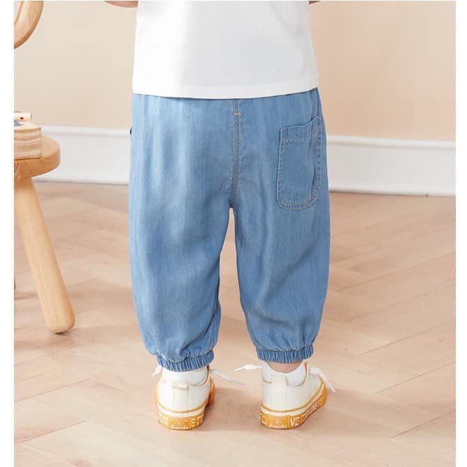 Quần Baggy Denim Dáng Rộng Phong Cách Hàn Quốc Cho Bé Trai Bé Gái 1-7 Tuổi Thời Trang Trẻ Em Bí Kids