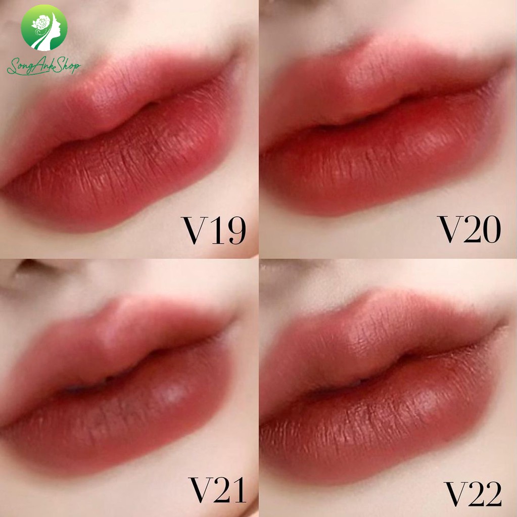 (NEW 2021) Son kem lì Merzy Heritage Velvet Tint #21 đỏ nâu