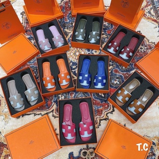 Dép herm fullbox bill túi giấy hộp xốp kèm ảnh thật tự chụp hàng super siêu đẹp