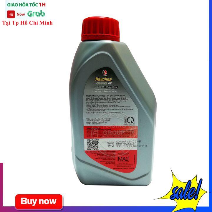 Dầu Nhớt Xe Máy Caltex Havoline 4T 20W50 Dung Tích 0.8 Lít