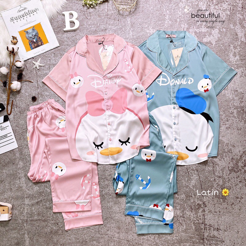 Bộ Đồ Ngủ Pijama Latin Quần Dài ❤️