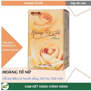 HOÀNG TỐ NỮ [Hộp 60 viên] - Giảm khí hư, huyết trắng