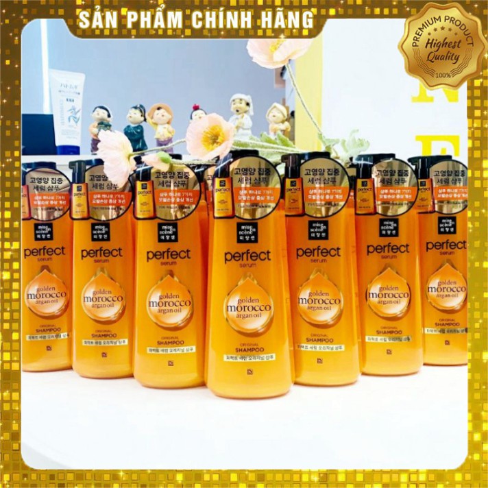 Dầu Gội Xả siêu mượt Serum Giàu Dưỡng Chất Mise En Scene Perfect Serum Original Shampoo 680ml