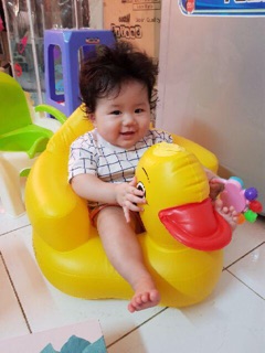 GHẾ HƠI TẬP NGỒI CHO BÉ