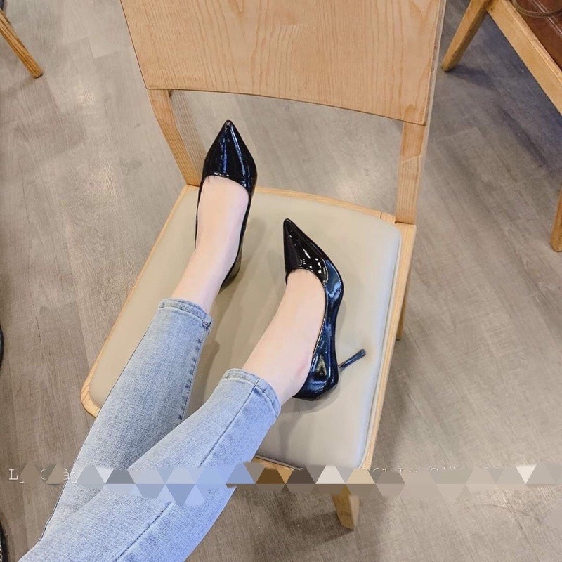Giày cao gót công sở mũi nhọn gót nhọn 8cm siêu tôn dáng