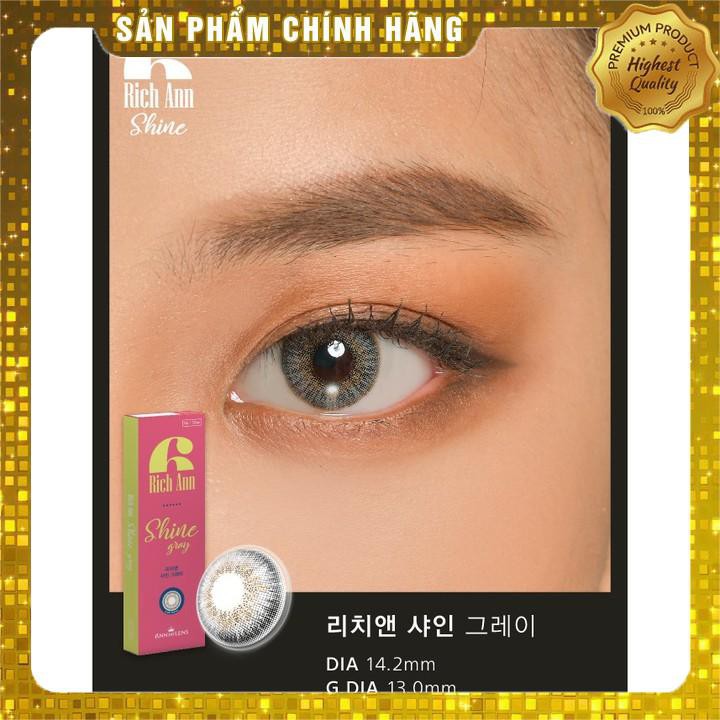 [Hàn Quốc chính hãng] (Độ Cận 0.0 - 6.0)Lens 1 Ngày Màu Xám Sáng, Kính áp tròng mắt nhạy cảm(1...