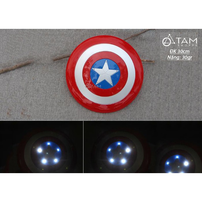 Tấm khiên thủ lĩnh Captain American có đèn Led