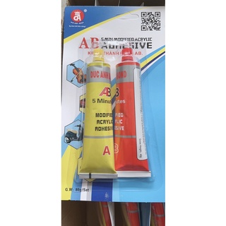 Keo dán sắt 2 thành phần AB Đức Anh 20g/ 80g set