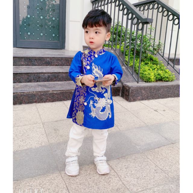 Áo dài bé trai