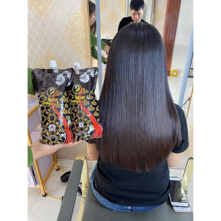 Kem duỗi tóc LD88 siêu thẳng 1000ML X2 TÚI