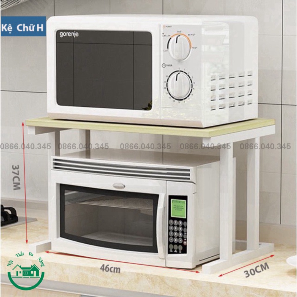 Kệ để lò vi sóng kệ bếp thông minh khung thép carbon cao cấp nhập khẩu kết hợp khay để rau củ quả có bánh xe di chuyển