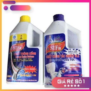 Chất thông tắc đường cống siêu tốc 1400ml-- chai thông cầu cống đa năng - dung dịch tẩy rửa - dung dịch vệ sinh