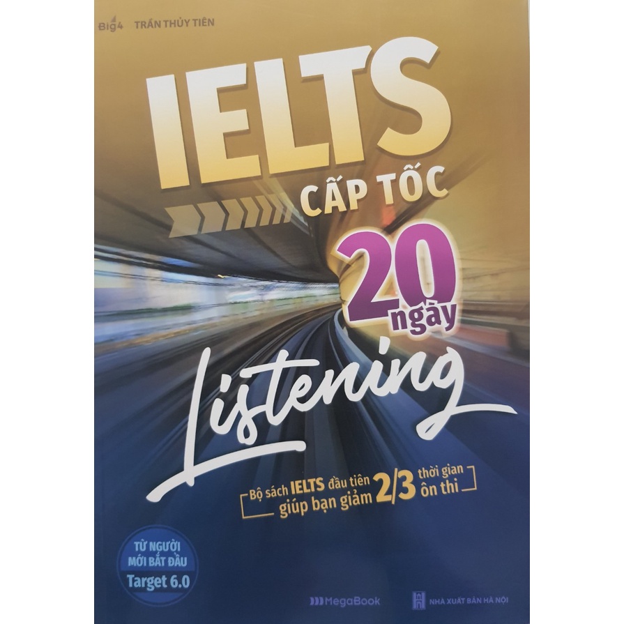 Sách - IELTS cấp tốc 20 ngày Listening