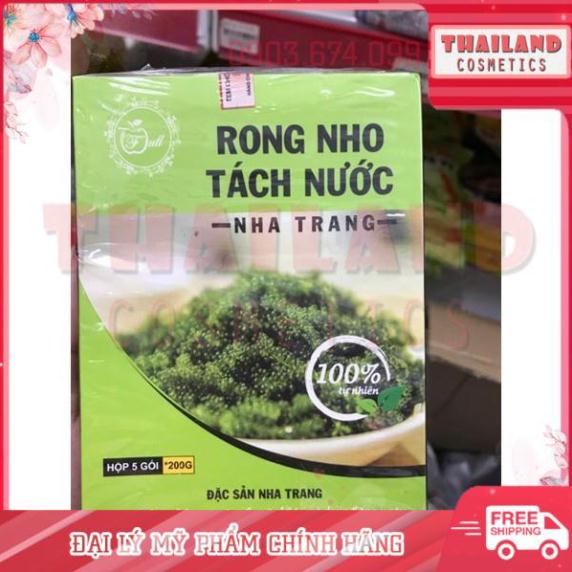 (Hàng chuẩn) Rong nho tách nước đặc sản Nha Trang 200gr