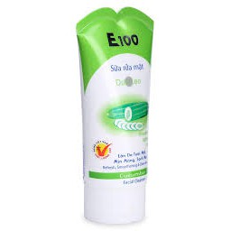 Sữa rửa mặt E100 Dưa Leo Dưỡng da mịn 100g