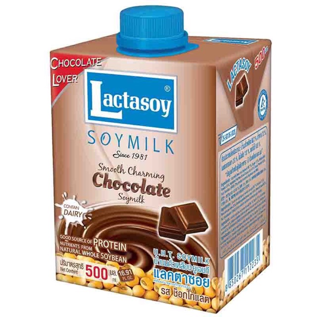 Sữa đậu nành Lactasoy 500ml/hộp