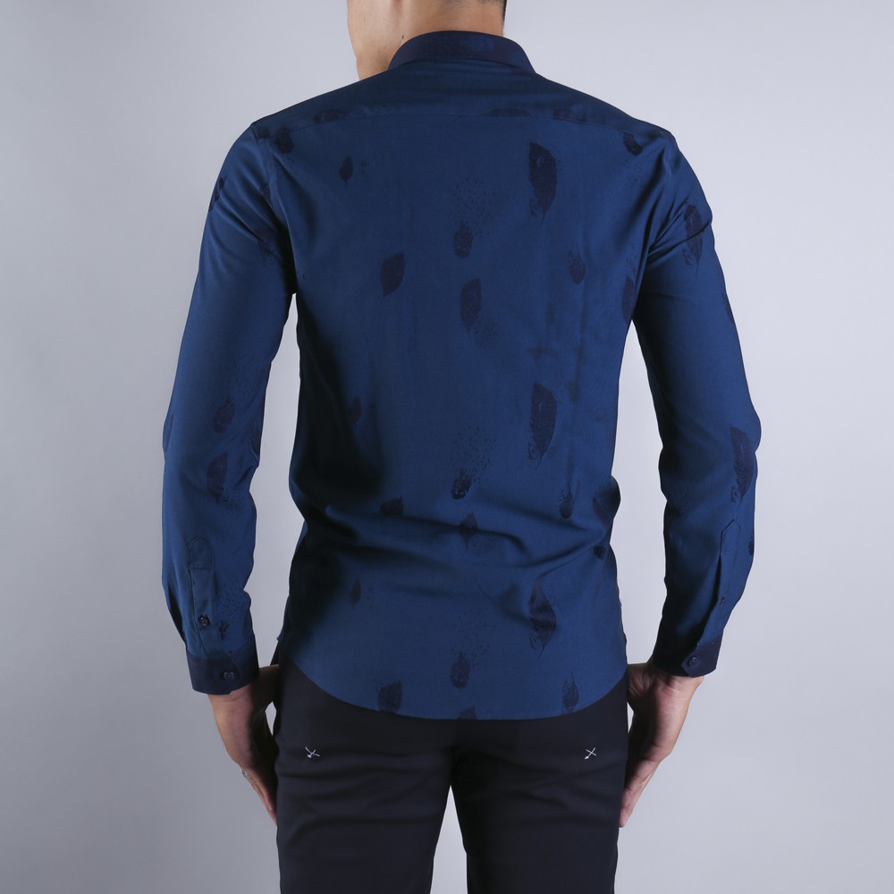 Áo sơ mi nam dài tay Owen chất Bamboo dáng SlimFit màu xanh - AS80427D | BigBuy360 - bigbuy360.vn