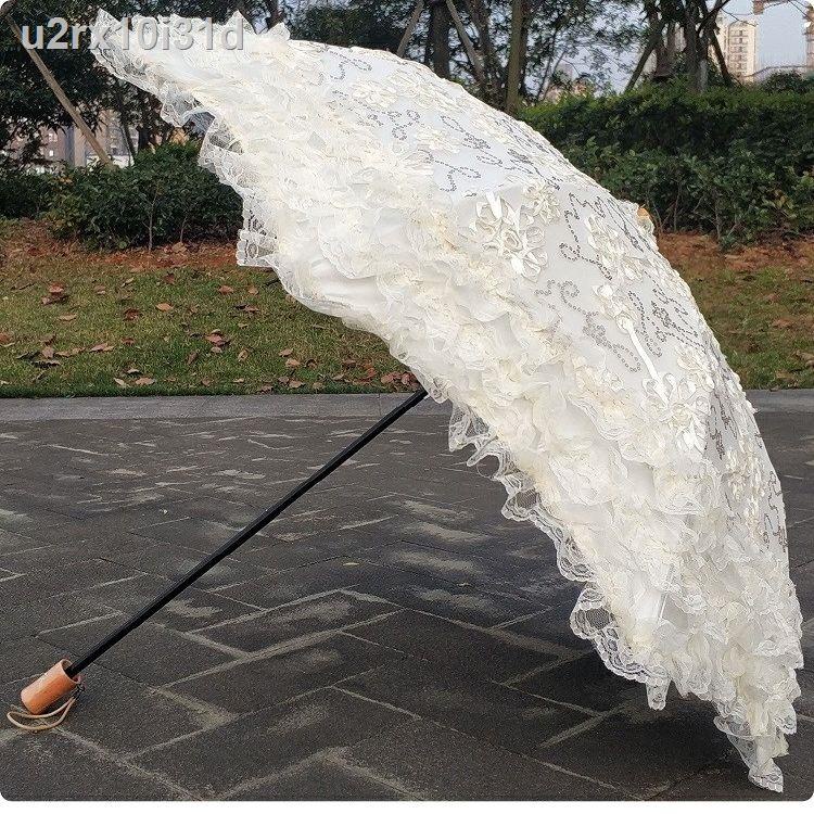 Ô Princess Lolita kiểu châu Âu che nắng chống tia UV gấp hai lần dù Sunny màu hồng