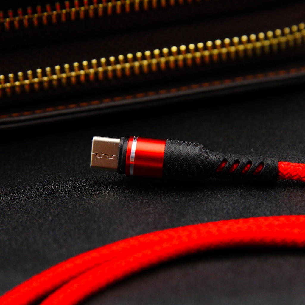 Dây Cáp Sạc Nhanh Beartek Bện Dây Nylon Cổng USB - Micro USB Cho Android