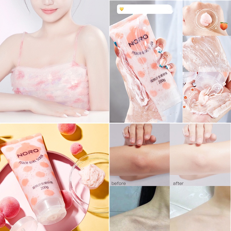 Kem Tẩy Da Chết Toàn Thân NORO Chiết Xuất Hoa Anh Đào Dưỡng Ẩm Da 200g | BigBuy360 - bigbuy360.vn