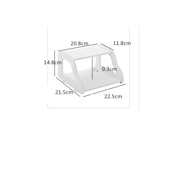 Kệ để wifi nhỏ gọn - màu trắng