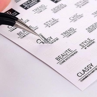 Sticker nail thương hiệu trang trí móng
