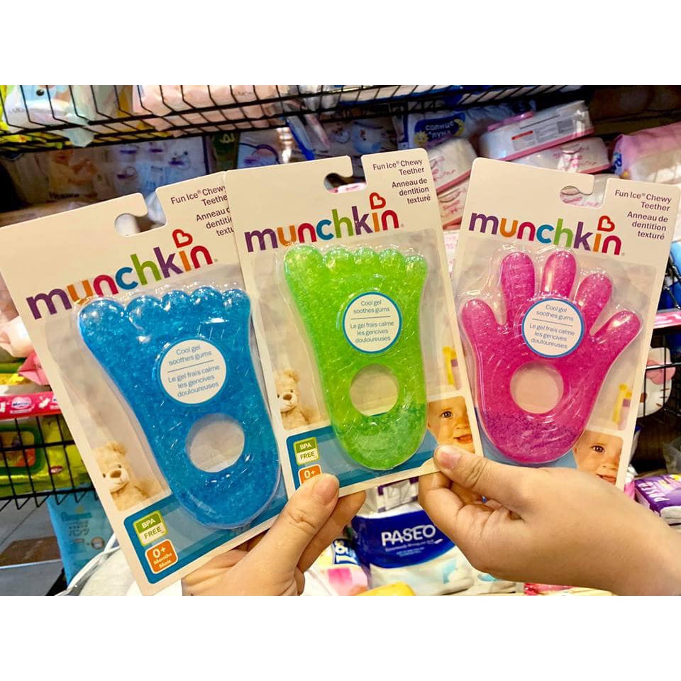 Gặm nướu gel hình bàn chân / bàn tay Munchkin MK74001