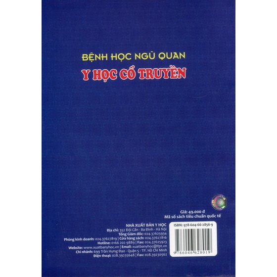 Sách - Bệnh học ngũ quan y học cổ truyền