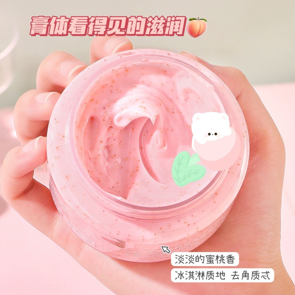 Tẩy da chết body Heyxi BƠ/ ĐÀO Avocado 250G - Mẫu Mới