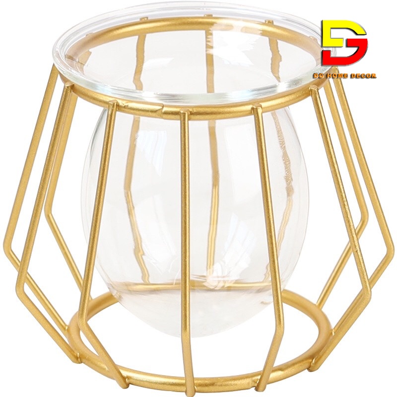 Bình Hoa Đẹp- Lọ Hoa Thuỷ Tinh Hình Khối Độc Đáo Phong Cách Bắc Âu Trang Trí Decor Nhà Cửa DG-47