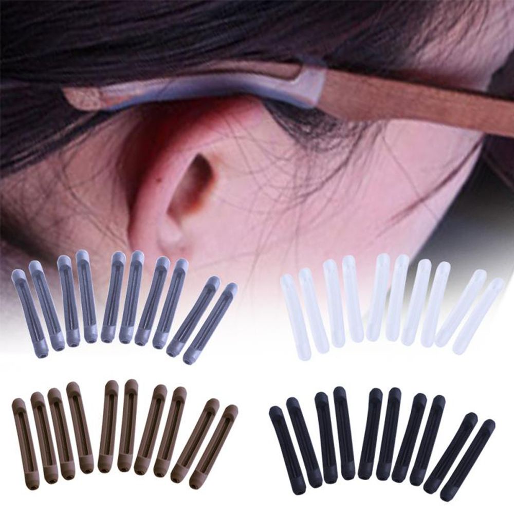 1 Cặp Móc Silicone Cố Định Mắt Kính Chống Trượt Nhiều Màu
