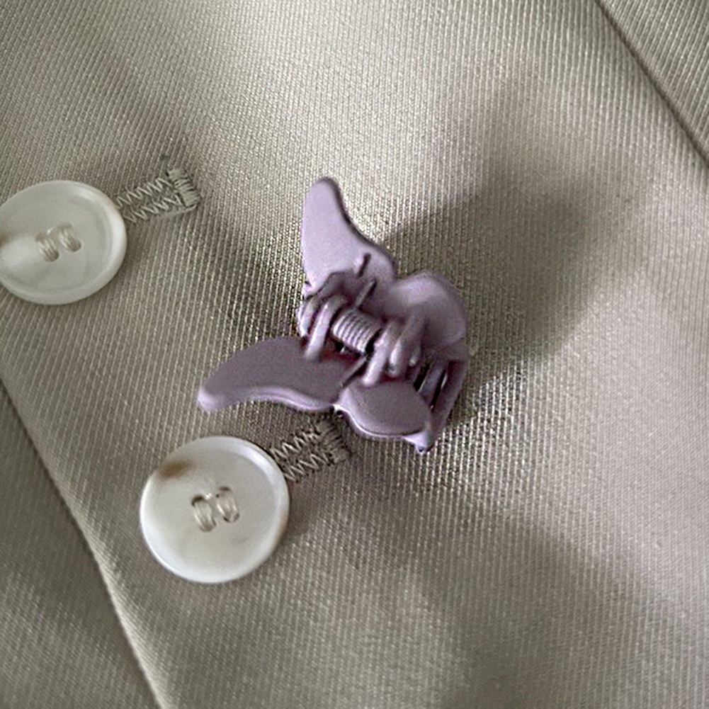 Kẹp Tóc Càng Cua Dạng Móng Vuốt Mini Mặt Nhám Thiết Kế Ngọt Ngào Cho Nữ