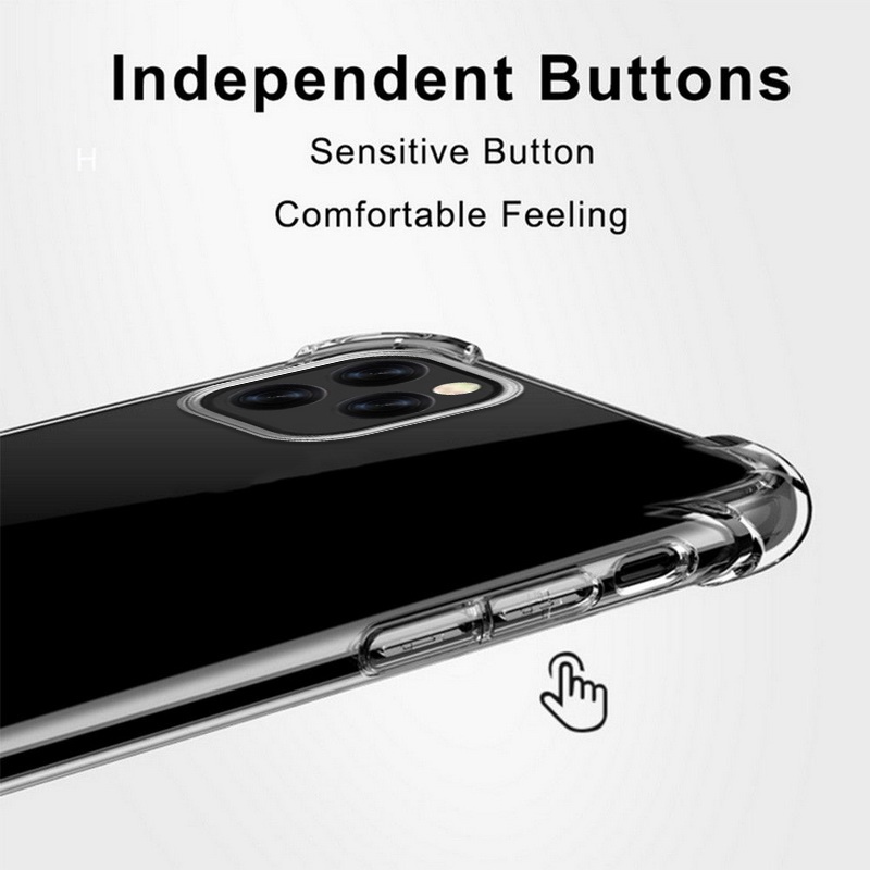 Ultra Ốp Điện Thoại TPU Trong Suốt Có Túi Khí Chống Sốc Cho iPhone 14 13 12 11 Pro MAX Mini X XR XS MAX 8 7 6 6s Plus + SE 2020