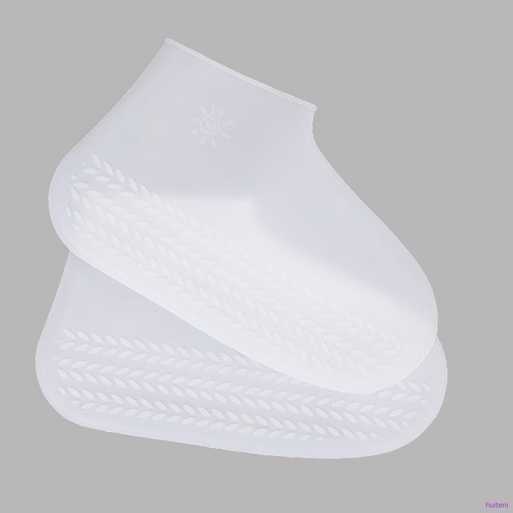 Vỏ Bọc Giày Đi Mưa Bằng Silicone Chống Trượt Chống Thấm Nước Tiện Dụng