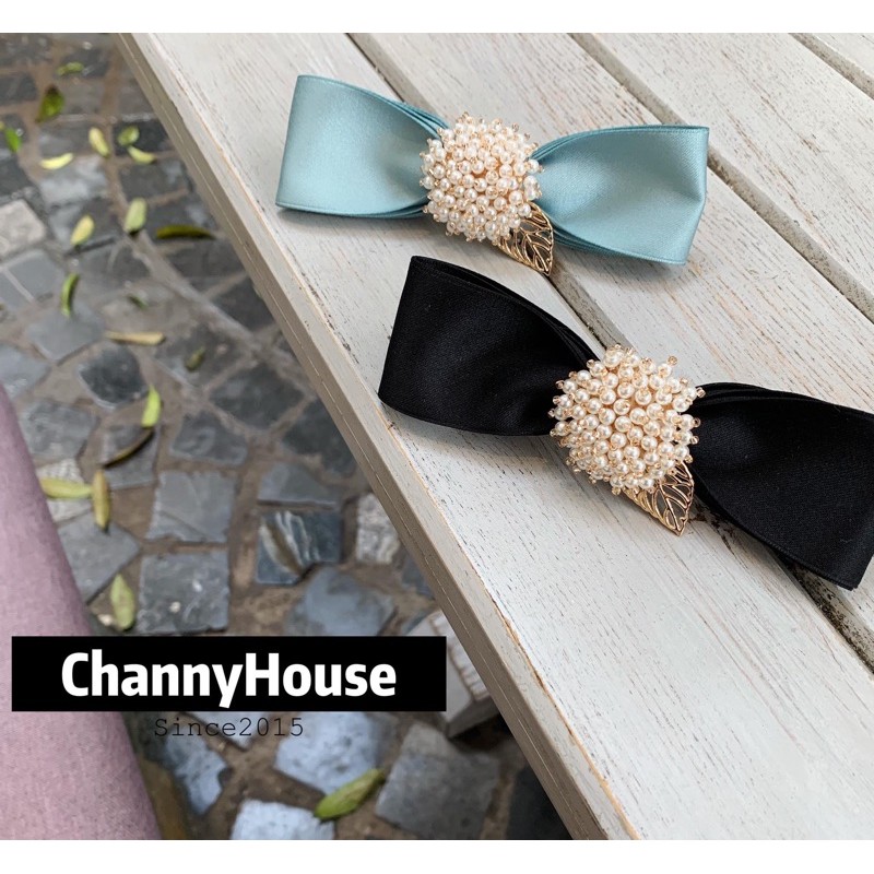 Channyhouse_Kẹp nơ trai lá tinh tế