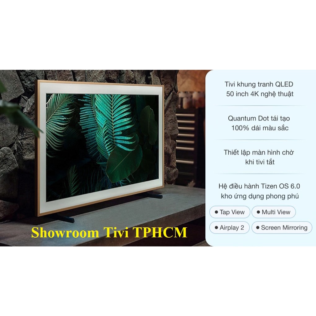 Smart Tivi Khung Tranh The Frame QLED Samsung 4K 50 inch QA50LS03A 2021 -  Cửa hàng Showroom_tivi_TPHCM