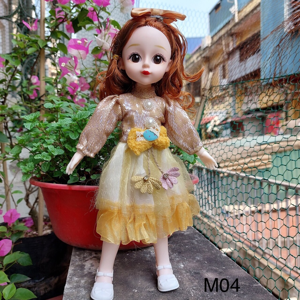 Búp Bê Bé Gái Cao 30cm Với Những Chiếc Váy Dễ Thương