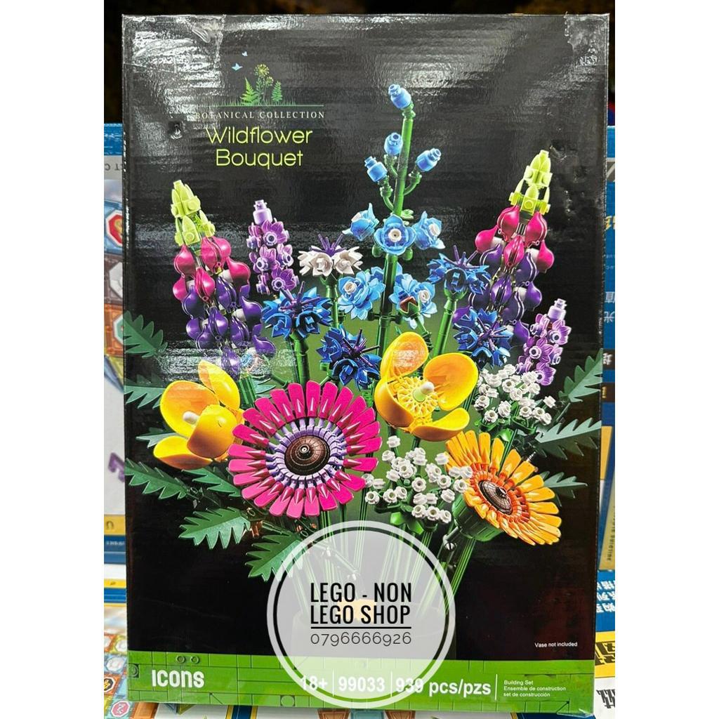 Xếp Hình 10313 Leji 99033 Bó Hoa Gió Trưng Bày 939 Mảnh