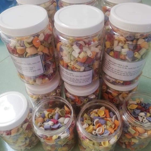 Nui gạo nhà làm (500gr)