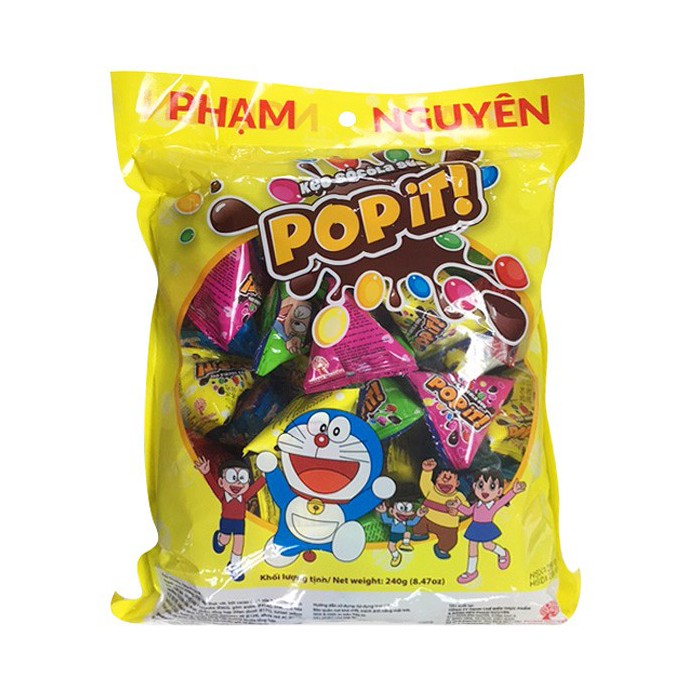 Kẹo viên Socola sữa Pop It - Phạm Nguyên, 240g