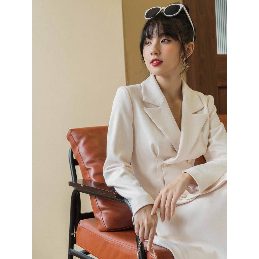 [Mã WABRTL1 giảm 10% đơn 500K] Áo khoác lệch tà_1AK034TR_Lep'